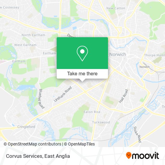 Corvus Services map