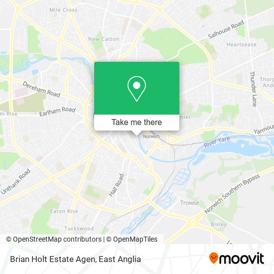 Brian Holt Estate Agen map
