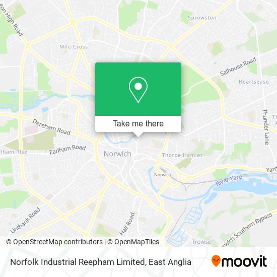 Norfolk Industrial Reepham Limited map