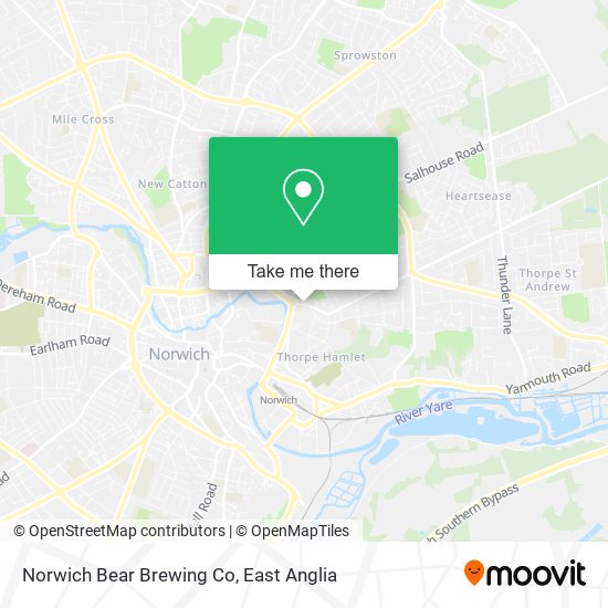 Norwich Bear Brewing Co map