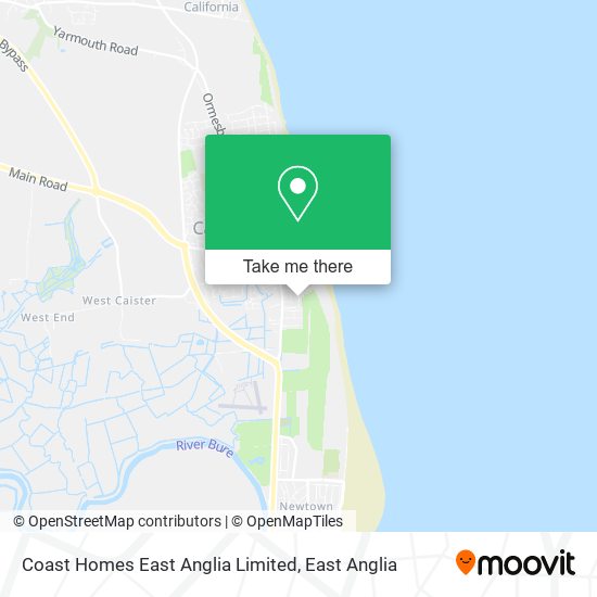 Coast Homes East Anglia Limited map