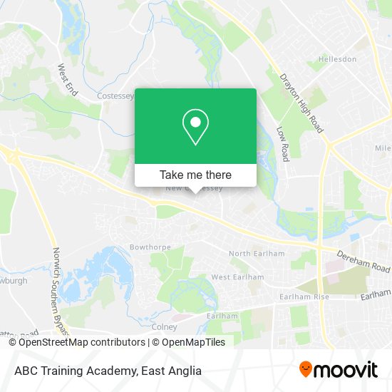 ABC Training Academy map