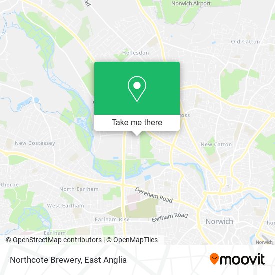Northcote Brewery map