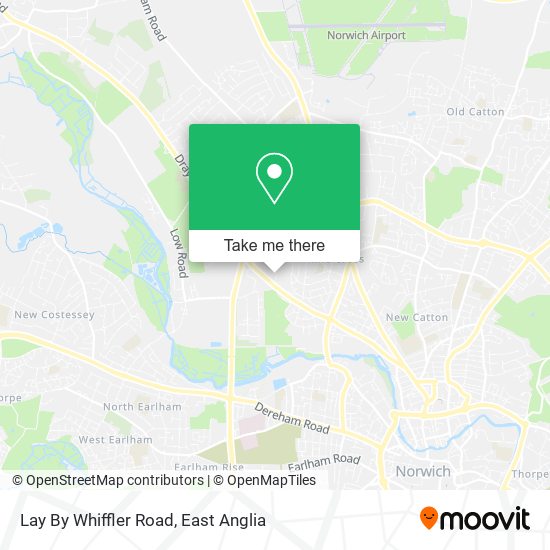 Lay By Whiffler Road map