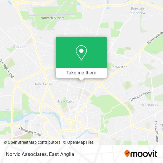 Norvic Associates map