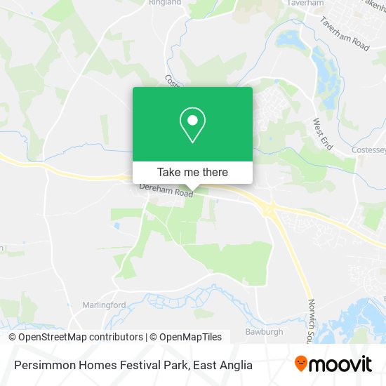 Persimmon Homes Festival Park map