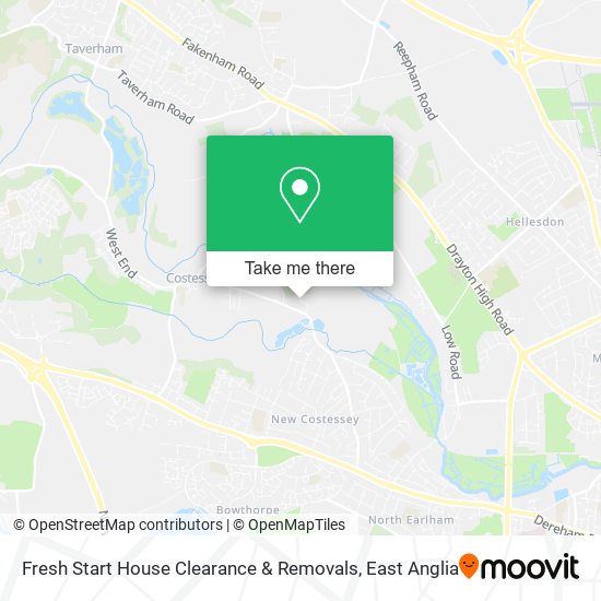 Fresh Start House Clearance & Removals map