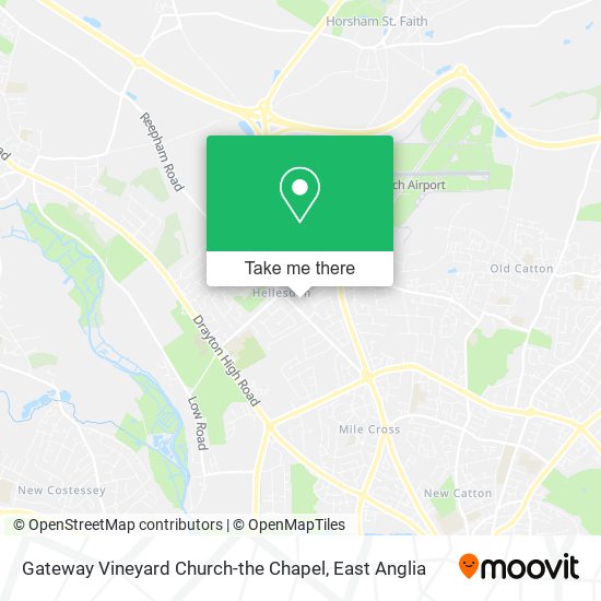 Gateway Vineyard Church-the Chapel map