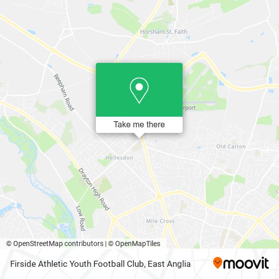 Firside Athletic Youth Football Club map