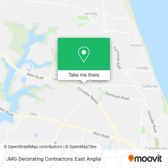 JMG Decorating Contractors map