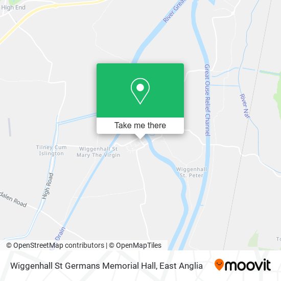 Wiggenhall St Germans Memorial Hall map