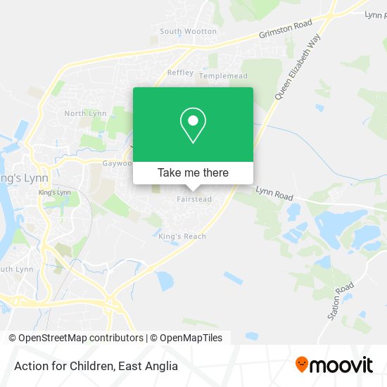 Action for Children map