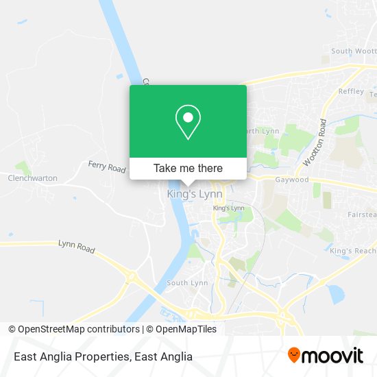 East Anglia Properties map