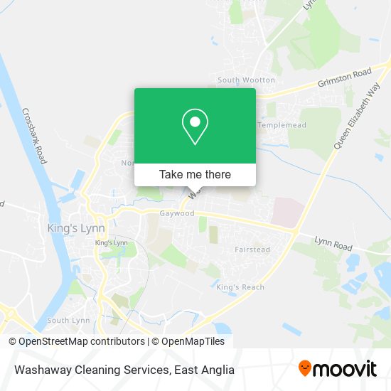 Washaway Cleaning Services map