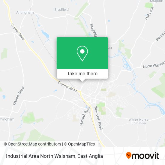 Industrial Area North Walsham map