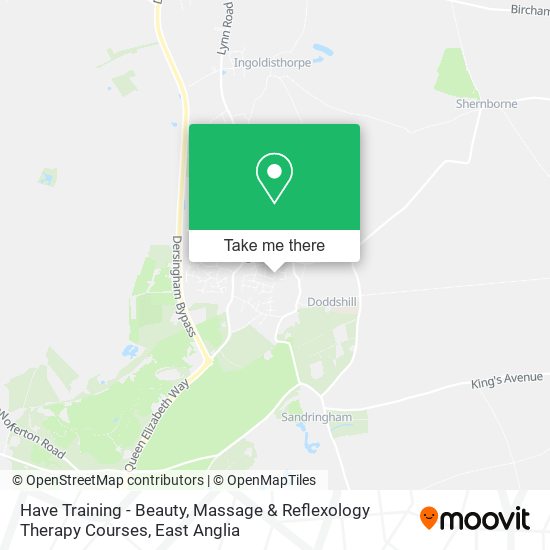 Have Training - Beauty, Massage & Reflexology Therapy Courses map