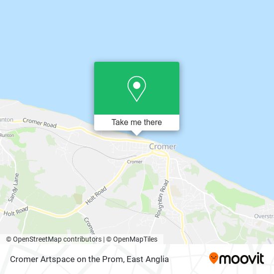 Cromer Artspace on the Prom map