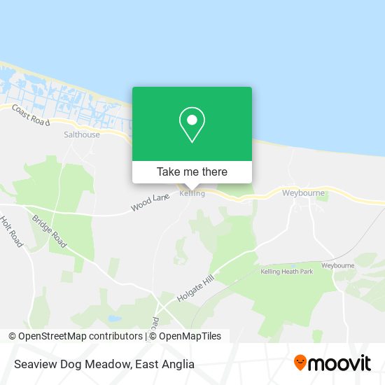 Seaview Dog Meadow map