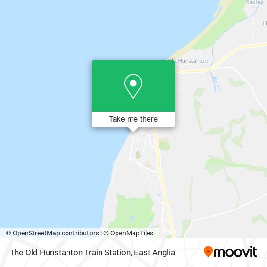 The Old Hunstanton Train Station map
