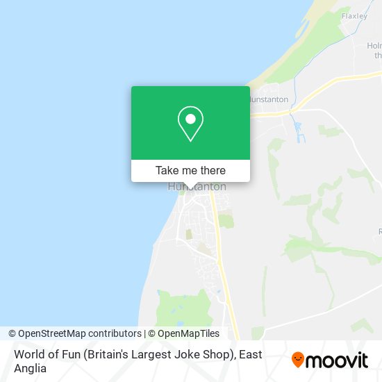 World of Fun (Britain's Largest Joke Shop) map