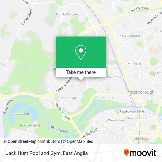 Jack Hunt Pool and Gym map