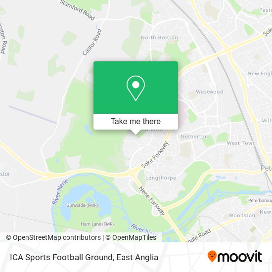 ICA Sports Football Ground map