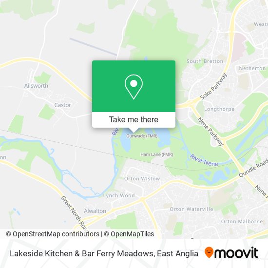 Lakeside Kitchen & Bar Ferry Meadows map