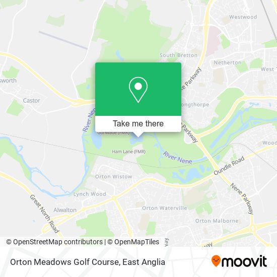 Orton Meadows Golf Course map