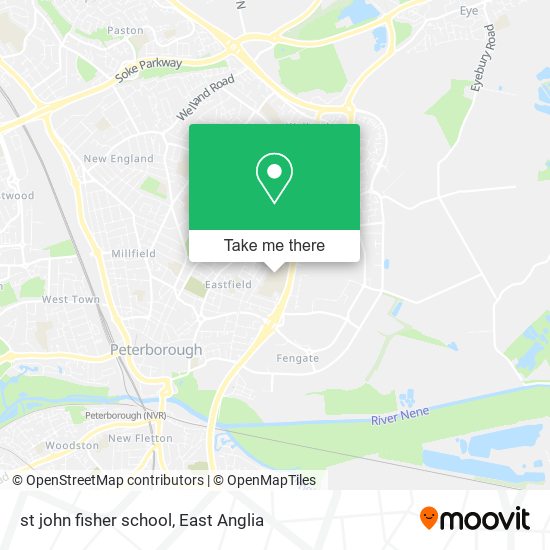 st john fisher school map