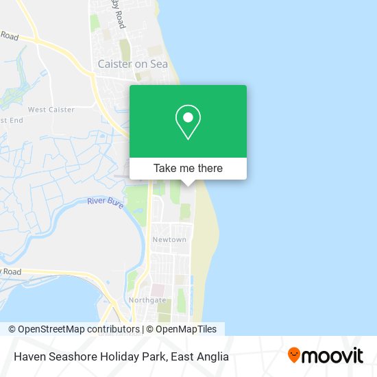 Haven Seashore Holiday Park map