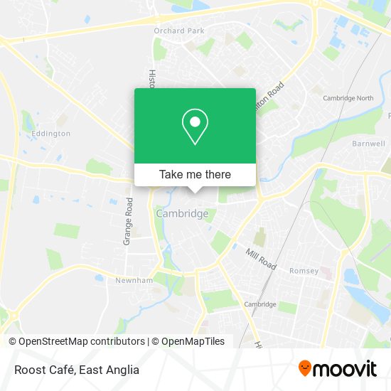 Roost Café map