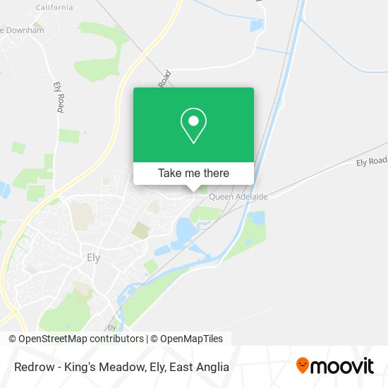 Redrow - King's Meadow, Ely map