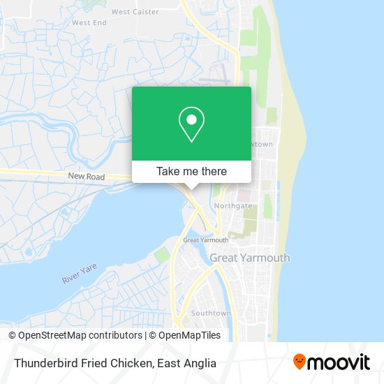 Thunderbird Fried Chicken map