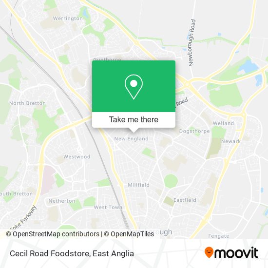 Cecil Road Foodstore map