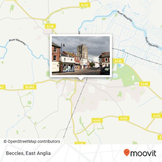 Beccles map