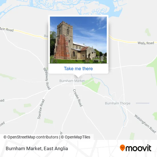 Burnham Market map