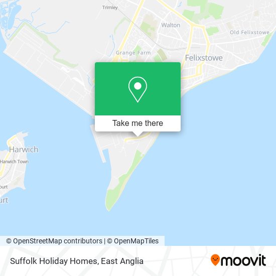 Suffolk Holiday Homes map