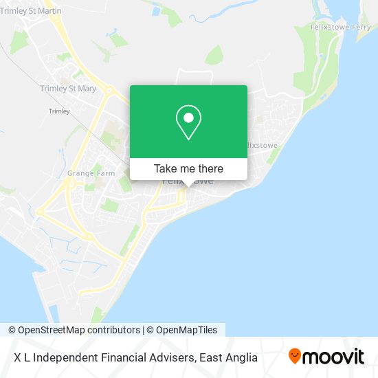 X L Independent Financial Advisers map