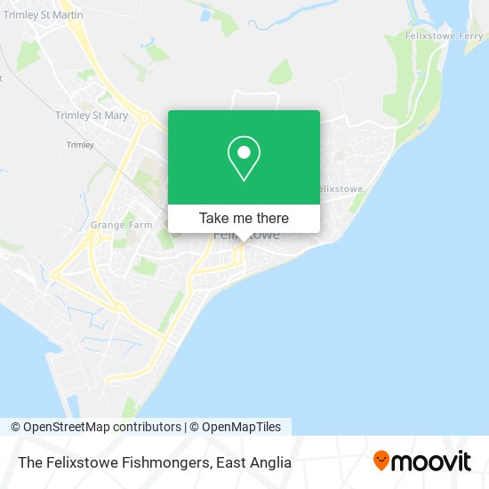 The Felixstowe Fishmongers map