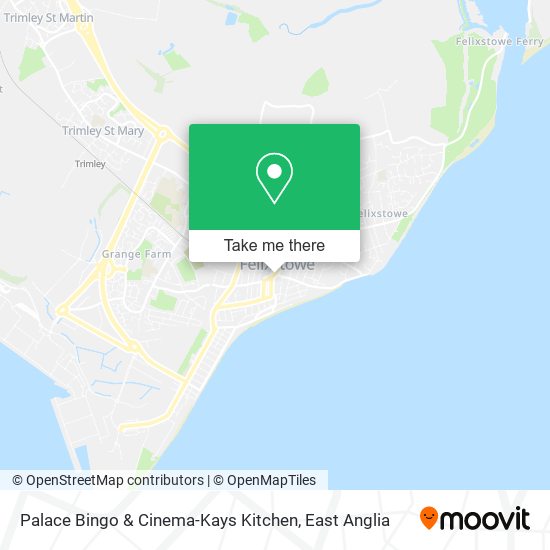 Palace Bingo & Cinema-Kays Kitchen map