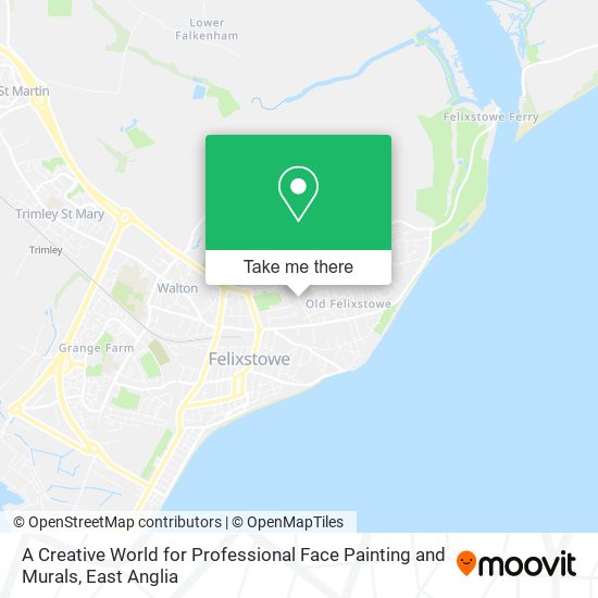 A Creative World for Professional Face Painting and Murals map