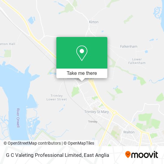 G C Valeting Professional Limited map