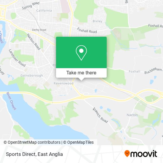 Sports Direct map