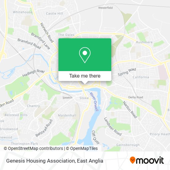 Genesis Housing Association map