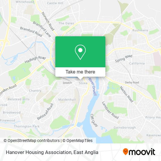 Hanover Housing Association map