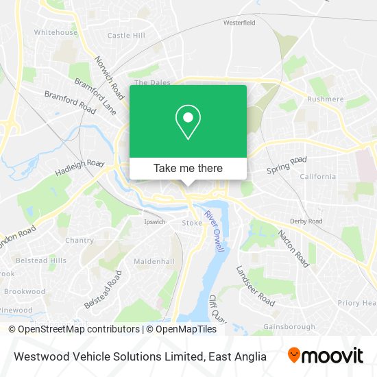 Westwood Vehicle Solutions Limited map