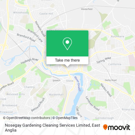 Nosegay Gardening Cleaning Services Limited map