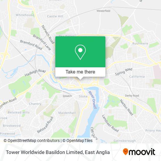 Tower Worldwide Basildon Limited map