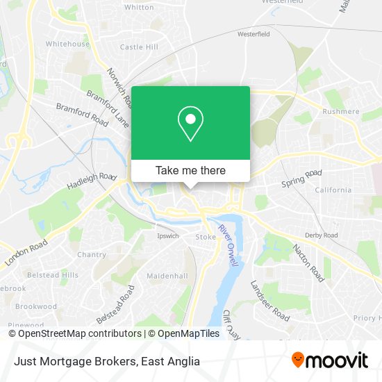 Just Mortgage Brokers map