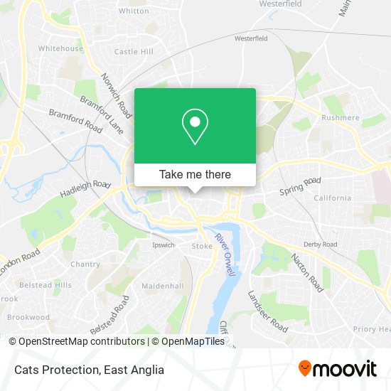 Cats Protection map